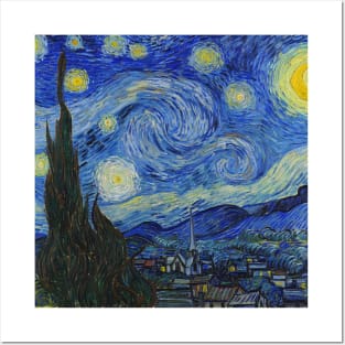 The Starry Night Vincent van Gogh Posters and Art